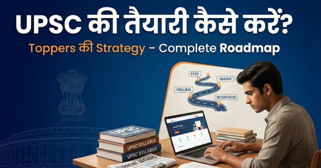 UPSC preparation article titled “UPSC की तैयारी कैसे करें