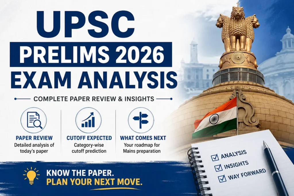UPSC Prelims 2026 exam analysis