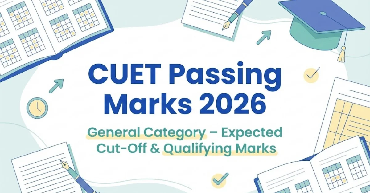 CUET Passing Marks for General Category 2026