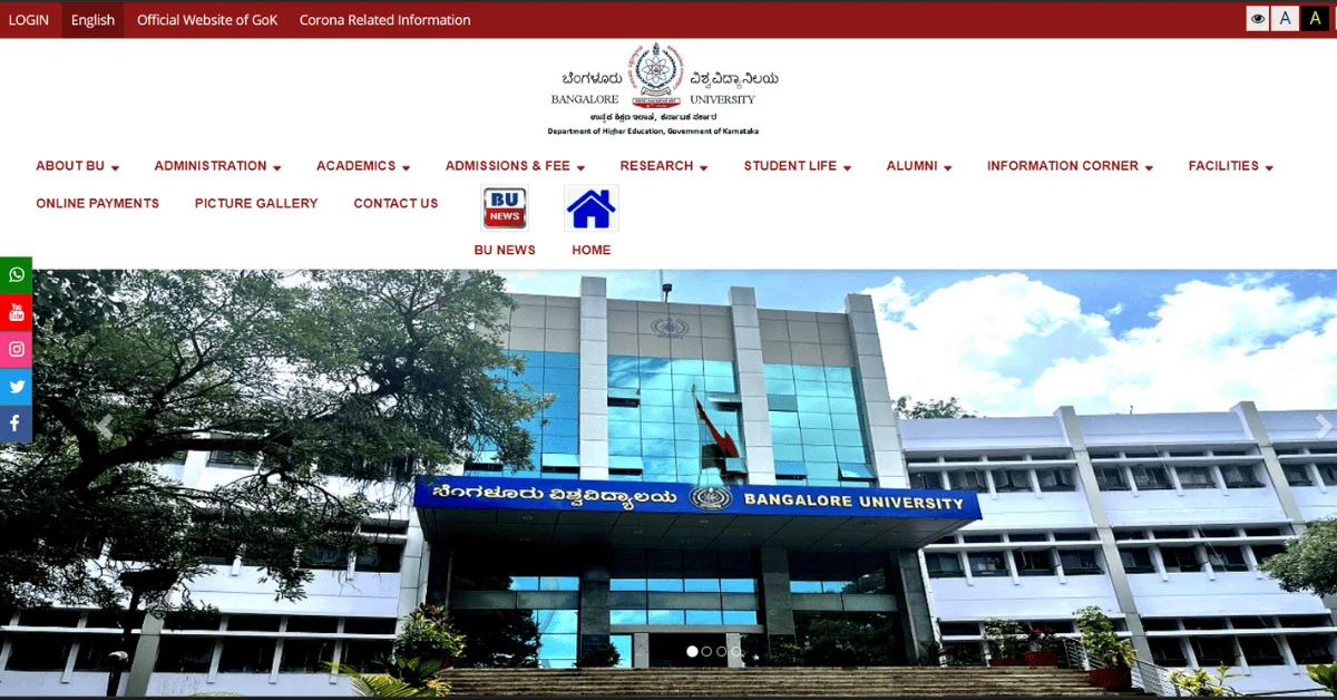 Bangalore University online