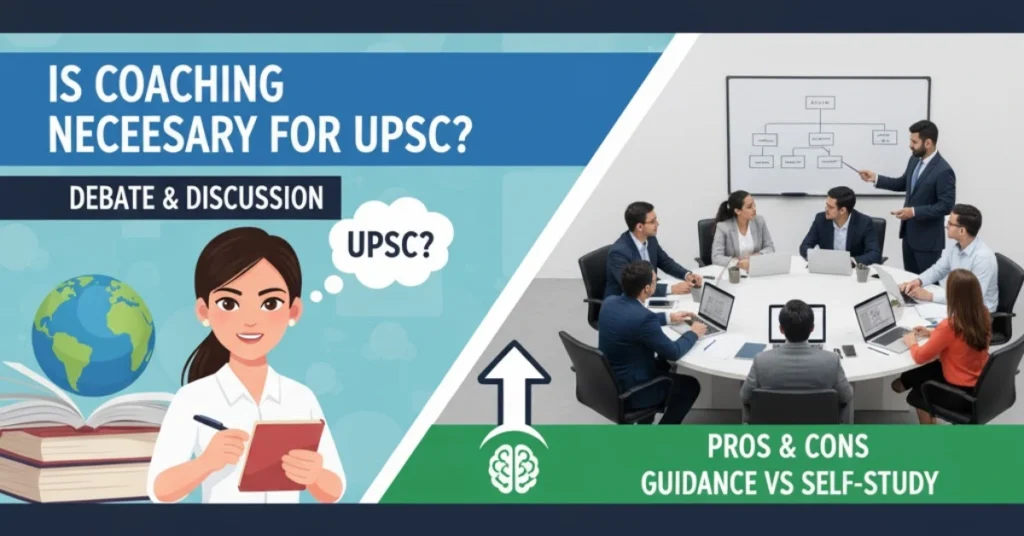 Is Coaching Necessary for UPSC Debate and Discussion on Coaching vs Self Study