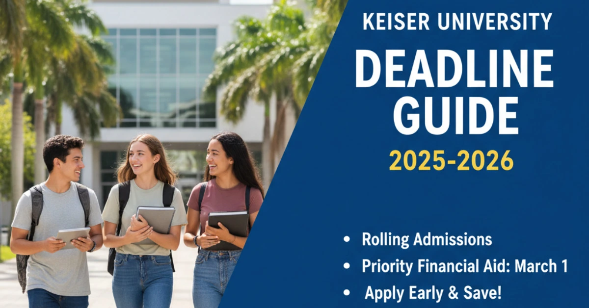 Keiser University Deadline: Your Complete 2025-2026 Guide