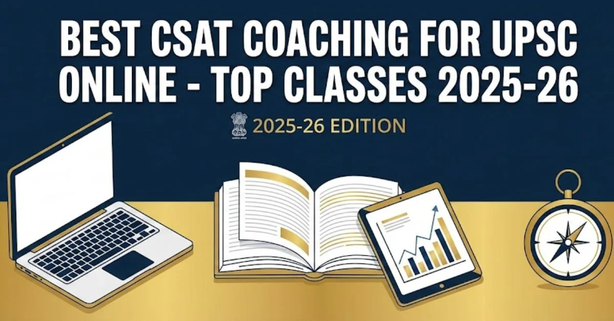 Best CSAT Coaching for UPSC Online - Top Classes 2025-26