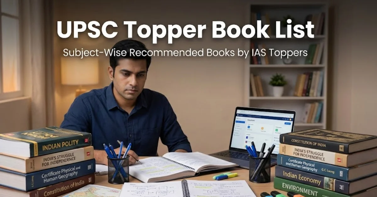 UPSC Topper Book List