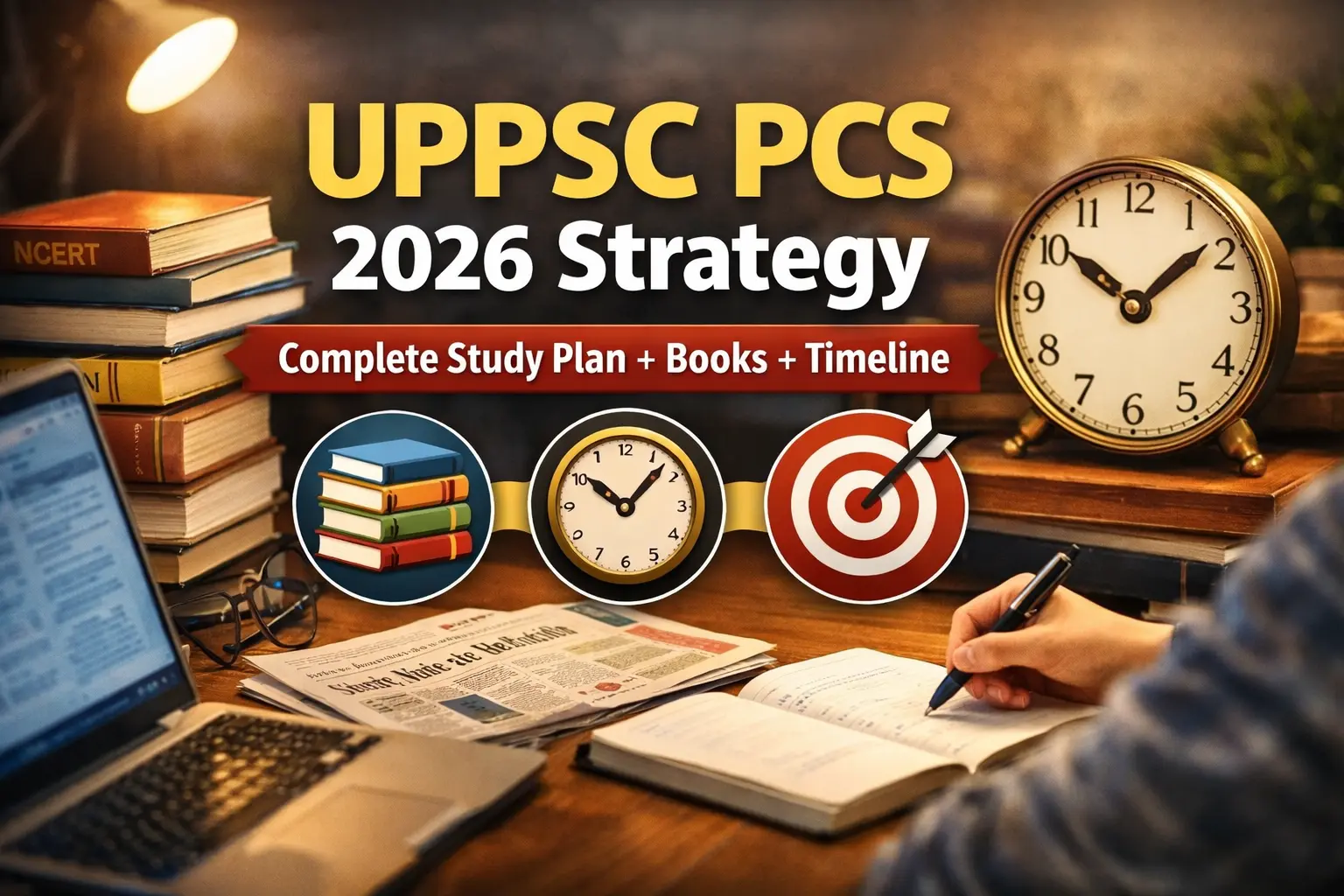 UPPSC PCS 2026 Strategy: Complete Study Plan + Books + Timeline