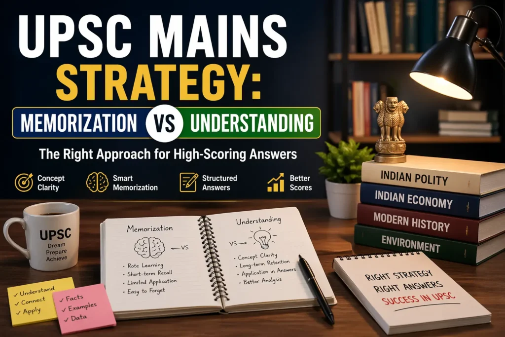UPSC Mains study strategy setup